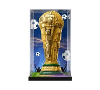 Acrylic Display Case for Lego 43020 43019 The World Cup Trophy and Soccer Ball Building Set, Dustproof Transparent Box - Only Display Case, Display Box Compatible with Lego 43019 43020 (43020)