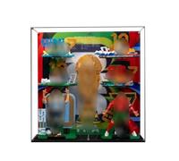Acrylic Display Case for Lego 43020 43019 World Cup Series Set, Dustproof Transparent Box - Only Display Case, Display Box Compatible with Lego 43015 43018 43027 (Style B)