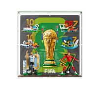 Acrylic Display Case for Lego 43020 43019 World Cup Series Set, Dustproof Transparent Box - Only Display Case, Display Box Compatible with Lego 43015 43018 43027 (With lights)