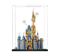 Acrylic Display Case for Lego 43222 Cinderella Castle, 3mm Dustproof Display Box, Display Case Compatible with Lego 43222(Model Not Included) (Snap Button 2MM)