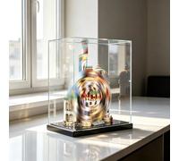 Acrylic Display Case for Lego 43263 Beauty and the Beast Castle Dustproof Storage Box Clear Display Box ,UV protection ,Gift for adult collector(Case Only) (Transparent)