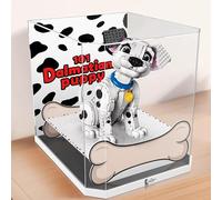 Acrylic Display Case for Lego 43269 101 Dalmatians Model, 3mm Dustproof Display Box, Display Case Compatible with Lego 43269 (Model Not Included)