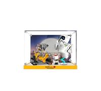 Acrylic Display Case for LEGO 43279 building blocks-compatible Robot Duo Sets, Collectible Figure Protection Box, Clear Dustproof storage box, No Model (C)