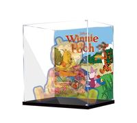 Acrylic Display Case for Lego 43300 Little Bear Building Set, Dustproof Transparent Box - Only Display Case, Display Box Compatible with Lego 43300 (Back Spray B)