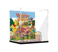 Acrylic Display Case for Lego 43300 Little Bear Building Set, Dustproof Transparent Box - Only Display Case, Display Box Compatible with Lego 43300 (Back Spray+Mirror B)