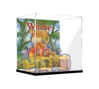 Acrylic Display Case for Lego 43300 Little Bear Building Set, Dustproof Transparent Box - Only Display Case, Display Box Compatible with Lego 43300 (Back Spray+Mirror A)