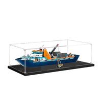 Acrylic Display Case for Lego 60368 City Group Polar Ship Model, Dustproof Display Box, Transparent Box, Display Box Compatible with Lego 60368 (Only Case, No Model) (Transparent 3MM)