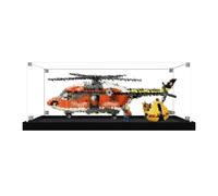 Acrylic Display Case for Lego 60503 Red Rescue Aircraft set (2MM)