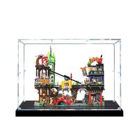 Acrylic Display Case for Lego 71799 City Market Model, 3mm Dustproof Display Box, Display Case Compatible with Lego 71799 (Model Not Included) (Transparent 2MM)