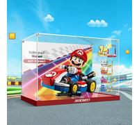Acrylic Display Case for Lego 72037 Kart Model, 3mm Dustproof Display Box, Display Case Compatible with Lego 72037 (Model Not Included)