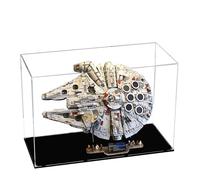 Acrylic Display Case for Lego 75192 Deluxe Millennium Falcon Dustproof Box Storage Box Clear Box Display Box Compatible with Lego 75192 (Case Only, No Model (Option 2)