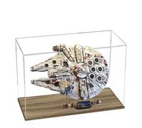 Acrylic Display Case for Lego 75192 Deluxe Millennium Falcon，Dustproof Box, Storage Box, Transparent Box, Display Box Compatible with Lego 75192（Only Case, No Model (Option 1)