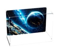 Acrylic Display Case for Lego 75192 Ultimate Millennium Falcon Building Set, Dustproof Transparent Box - Only Display Case, Display Box Compatible with Lego 75192 (Back Spray B)
