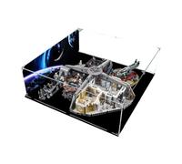 Acrylic Display Case for Lego 75222 City in the Clouds Building Set, Dustproof Transparent Box - Only Display Case, Display Box Compatible with Lego 75222 (Back Spray A)