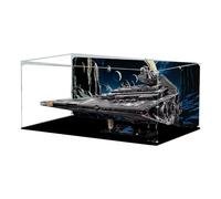 Acrylic Display Case for Lego 75252 Imperial Star Destroyer Building Set, Dustproof Transparent Box - Only Display Case, Display Box Compatible with Lego 75252 (Back Spray C)
