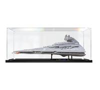 Acrylic Display Case for Lego 75252 Imperial Star Destroyer Building Set, Dustproof Transparent Box - Only Display Case, Display Box Compatible with Lego 75252 (black 3mm)