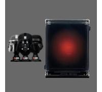 Acrylic Display Case for Lego 75304 Captain Rex Helmet, Dustproof Display Case for Models Collectibles Suitable for Lego Helmet Models 75328/75304/75349/75350/75327/75351, 21 x 21 x 27 cm (A)