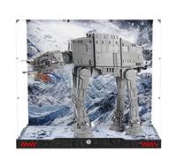 Acrylic Display Case for Lego 75313 Armored Walker Toys Box kit,Dustproof Box Set,Storage Box,Compatible with Lego 75313(Display Case Only, kit not Included) (Black Back Spray)