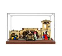 Acrylic Display Case for Lego 75326 Palace Toys Box kit,Dustproof Box Set,Storage Box,Compatible with Lego 75326(Display Case Only, kit not Included) (Wood 2mm)