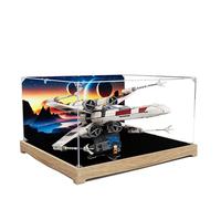 Acrylic Display Case for Lego 75355 X-Wing Starfighter Model, 3mm Dustproof Display Box, Display Case Compatible with Lego 75355 (Model Not Included) (Background 3MM D)