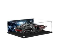 Acrylic Display Case for Lego 75389 Dark Millennium Falcon Building Set, Dustproof Transparent Box - Only Display Case, Display Box Compatible with Lego 75389 (Back Spray A)
