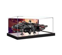 Acrylic Display Case for Lego 75389 Dark Millennium Falcon Building Set, Dustproof Transparent Box - Only Display Case, Display Box Compatible with Lego 75389 (Back Spray B)