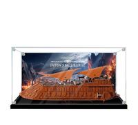 Acrylic Display Case for Lego 75397 Jabba Sail Yacht Model, 3mm Dustproof Display Box, Display Case Compatible with Lego 75397 (Model Not Included) (Background 3MM C)