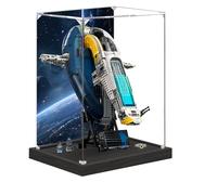 Acrylic Display Case for Lego 75409 Ja*ngo Fett Starship Model, Dustproof Display Box, Display Case Compatible with Lego 75409 gift,adult Collectibles(Model No) (background B)