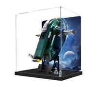 Acrylic Display Case for Lego 75409 Starship Toys Box kit,Dustproof Box Set,Storage Box,Compatible with Lego 75409(Display Case Only, kit not Included) (Black Back Spray)