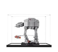 Acrylic Display Case for Lego 75440 at-at Walker Model, 3mm Dustproof Display Box, Display Case Compatible with Lego 75440(Model Not Included) (Transparent 2MM+Mirror)