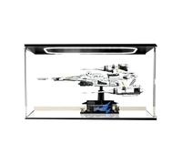 Acrylic Display Case for Lego 75442 fighter jet Model， Dustproof Display (3MM)