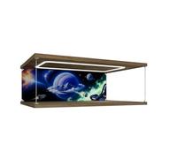 Acrylic Display Case for Lego 75442 Fighter Jet set (With light)