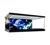 Acrylic Display Case for Lego 75442 starfighter Model, 3mm Dustproof Display Box, Display Case Compatible with Lego 75442 (Model Not Included) (background C)