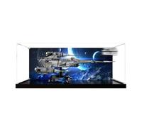 Acrylic Display Case for Lego 75442 Starfighter Set, Dustproof Transparent Box - Only Display Case, Display Box Compatible with Lego 75442 (Back Spray)