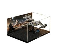 Acrylic Display Case for Lego 75442 Starfighter Set, Dustproof Transparent Box - Only Display Case, Display Box Compatible with Lego 75442 (Back Spray B)