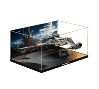Acrylic Display Case for Lego 75442 Starfighter Set, Dustproof Transparent Box - Only Display Case, Display Box Compatible with Lego 75442 (Back Spray C)