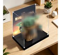 Acrylic Display Case for Lego 75446 Ancient Apprentice Model, 3mm Dustproof Display Box, Display Case Compatible with Lego 75446 (Model Not Included) (Background C)