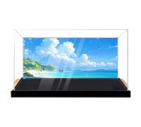 Acrylic Display Case for Lego 75636 Windmill Village Cottage Model, 3mm (background B)