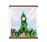 Acrylic Display Case for Lego 75684 Welcome to The Emerald City, 3mm Dustproof Display Box, Display Case Compatible with Lego 75684(Model Not Included) (3MM +Light Board B)