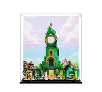 Acrylic Display Case for Lego 75684 Welcome to The Emerald City, 3mm Dustproof Display Box, Display Case Compatible with Lego 75684(Model Not Included) (Snap Button 3MM Black)