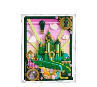 Acrylic Display Case for Lego 75685 Emerald City Model, 3mm Dustproof Display Box, Display Case Compatible with Lego 75685 (Model Not Included) (Build-to-Suit)