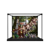 Acrylic Display Case for Lego 75936 Tyrannosaurus Rex's Roar Model, 3mm Dustproof Display Box, Display Case Compatible with Lego 75936(Model Not Included) (Alloy Frame Background A)