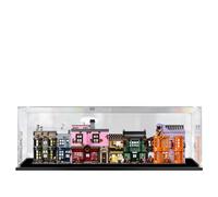 Acrylic Display Case for Lego 75978 Diagon Alley Building Set,Clear Display Case, Dust-Proof Display Case Compatible with Lego 75978 (Only Display Case) (Transparent 2mm)