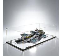 Acrylic Display Case for Lego 76042 Allied Aircraft Carrier, Dustproof Box, Storage Box, Clear Box, Display Box, Compatible with Lego 76042 (Case Only, No Model) (Mirror Gloss)