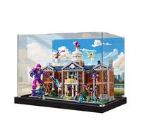 Acrylic Display Case for Lego 76294 X-Men:X-Mansion Model, 3mm Dustproof Display Box, Display Case Compatible with Lego 76294(Model Not Included) (Background Build B)