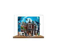 Acrylic Display case for Lego 76300 Madhouse, 3mm Display Box, Clear Dustproof Storage Box, Showcase for Collectibles, No Model (Background)