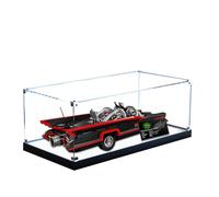 Acrylic Display Case for Lego 76328 Batmobile，Dustproof Box, Storage Box, Transparent Box, Display Box Compatible with Lego 76328（Only Case, No Model (Matte Black)