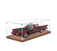 Acrylic Display Case for Lego 76328 Batmobile Model, 3mm Dustproof Display Box, Display Case Compatible with Lego 76328 (Model Not Included) (Transparent Build 3MM Brown)