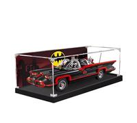 Acrylic Display Case for Lego 76328 Batmobile Model, 3mm Dustproof Display Box, Display Case Compatible with Lego 76328 (Model Not Included) (Background Build 3MM Black)