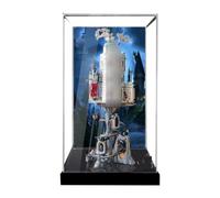 Acrylic Display Case for Lego 76417 Gringotts Model, 3mm Dustproof (background A)